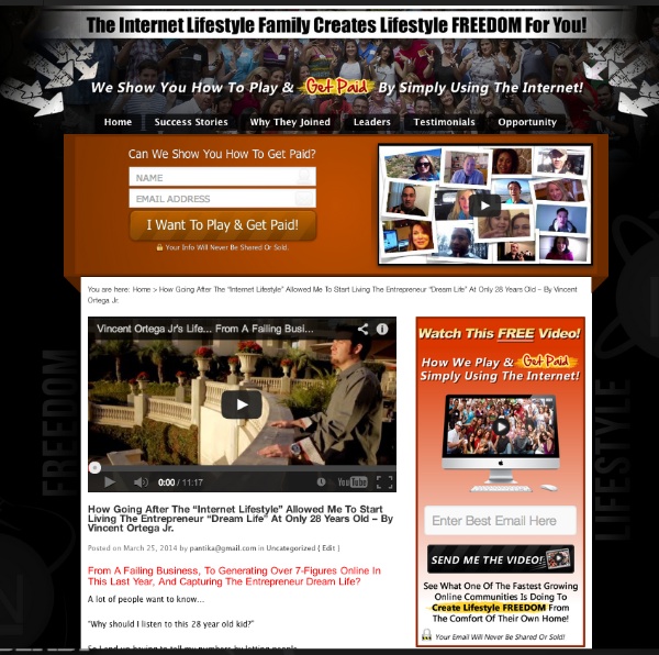 Internet Lifestyle Network WordPress Blog ~ customized blog