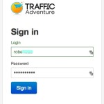 TrafficAdventure login